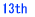13th
