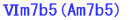 �Ym7b5(Am7b5)