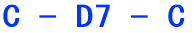 C - D7 - C