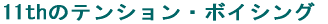 11th�̃e���V�����E�{�C�V���O