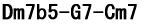 Dm7b5-G7-Cm7